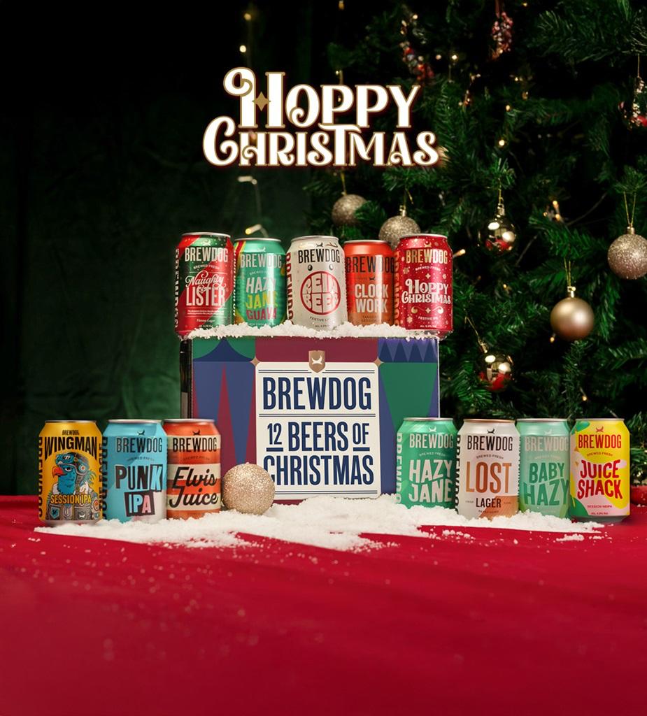 מארז ברודוג 12 בירות כריסמס 