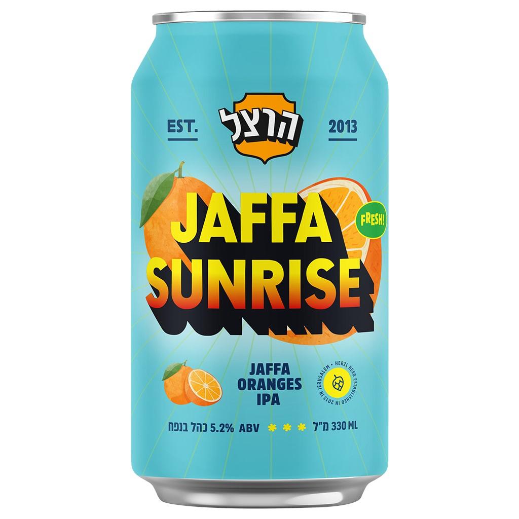 בירה הרצל ג'אפה סנרייז Jaffa oranges IPA