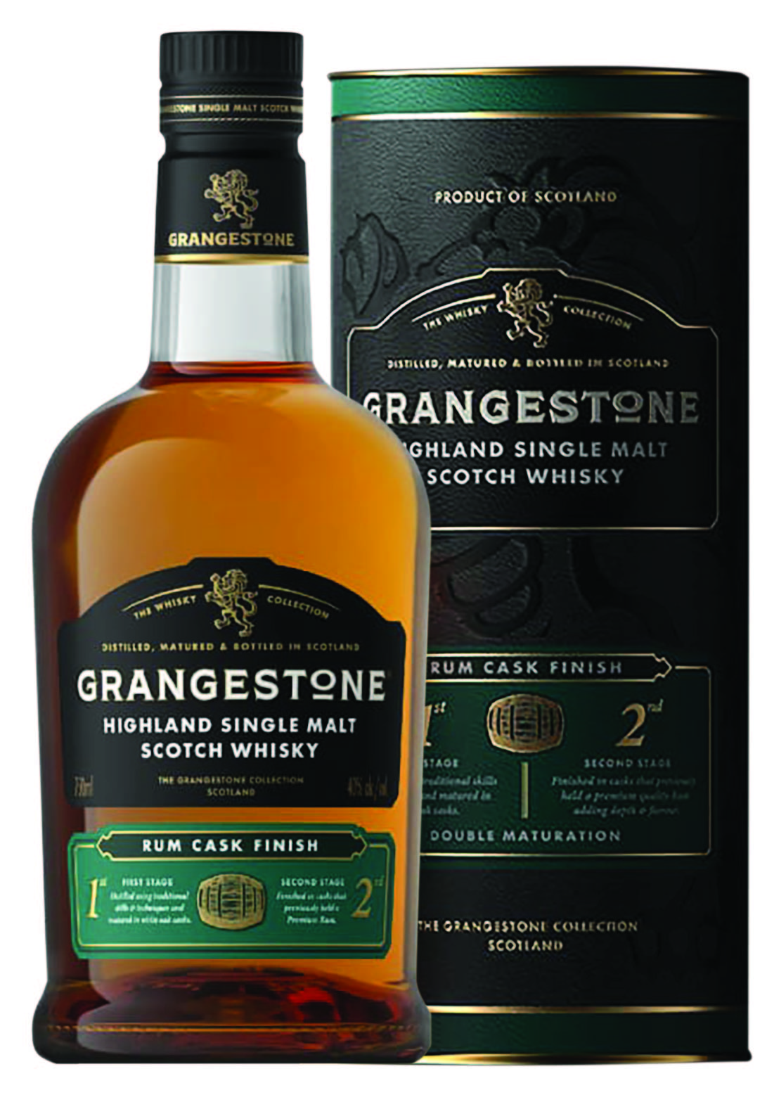 וויסקי גריינגסטון סינגל מאלט חביות רום