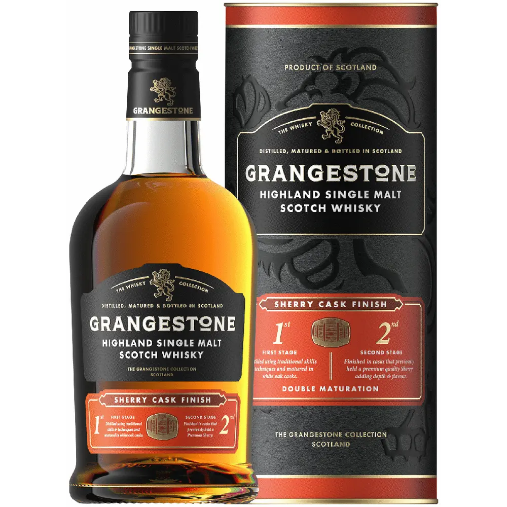 וויסקי גריינגסטון סינגל מאלט חביות שרי 