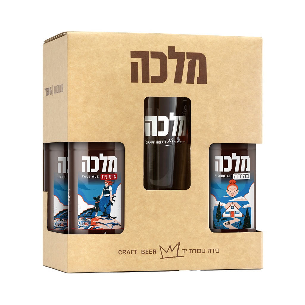 מארז רביעיית מלכה פלוס כוס